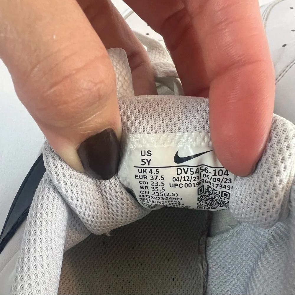 NIKE SNEAKER COURT BOROUGH LOW - WHITE/BLACK KIDS Nike Sneakers 5Y
